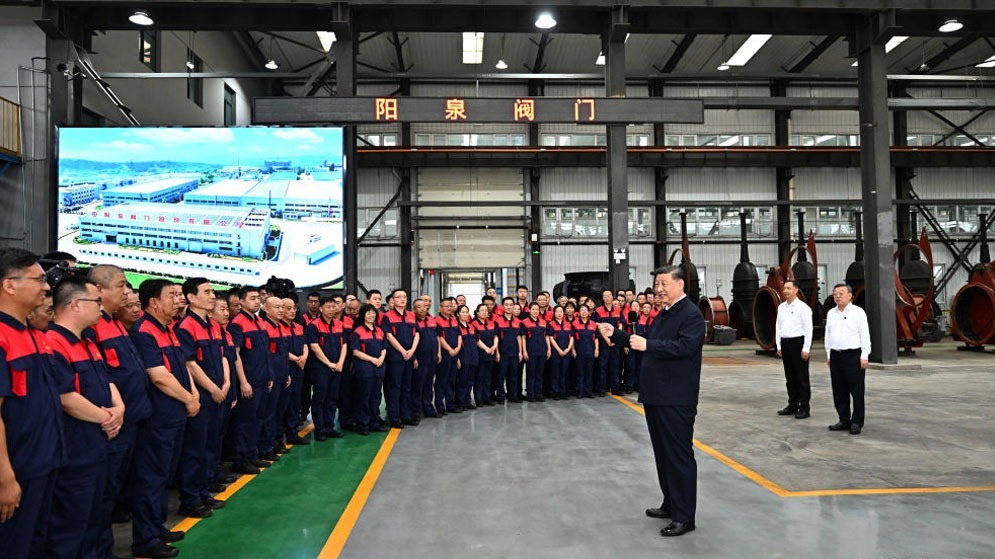 习近平在阳泉考察制造业企业发展