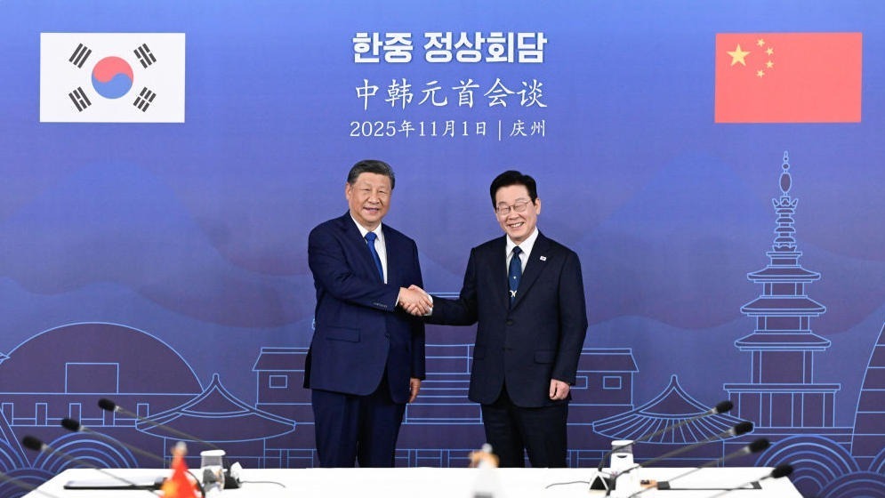 新华图讯丨习近平同韩国总统李在明举行会谈