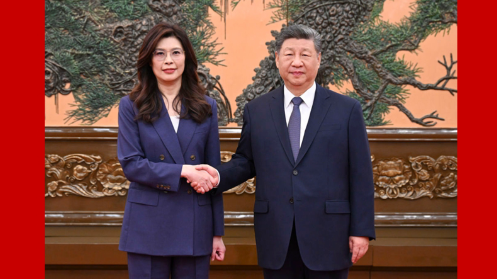 新华图讯丨习近平总书记会见中国国民党主席郑丽文