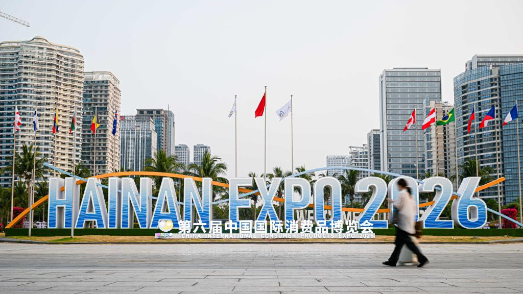 抢“鲜”探访第六届消博会展馆