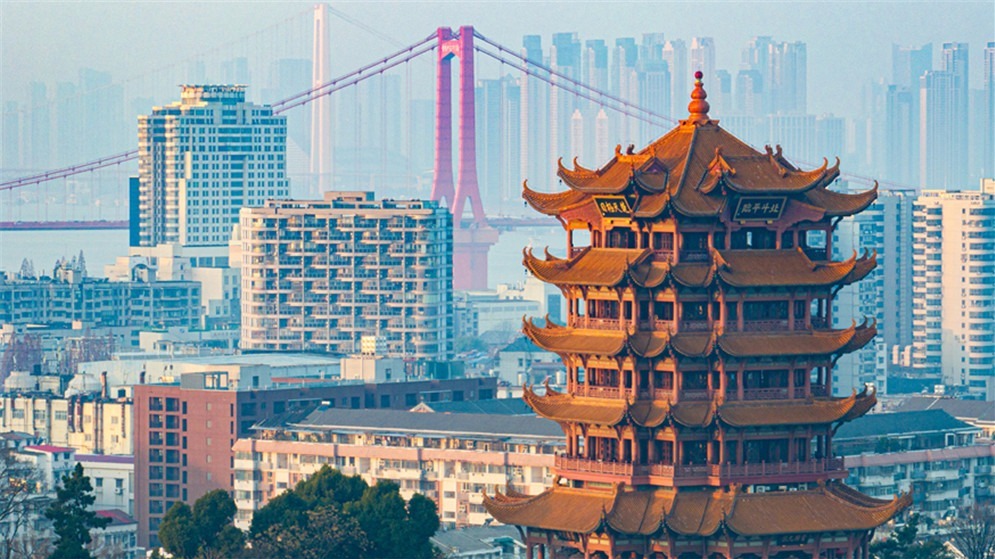 美丽中国丨荆楚江天阔 长虹入画来