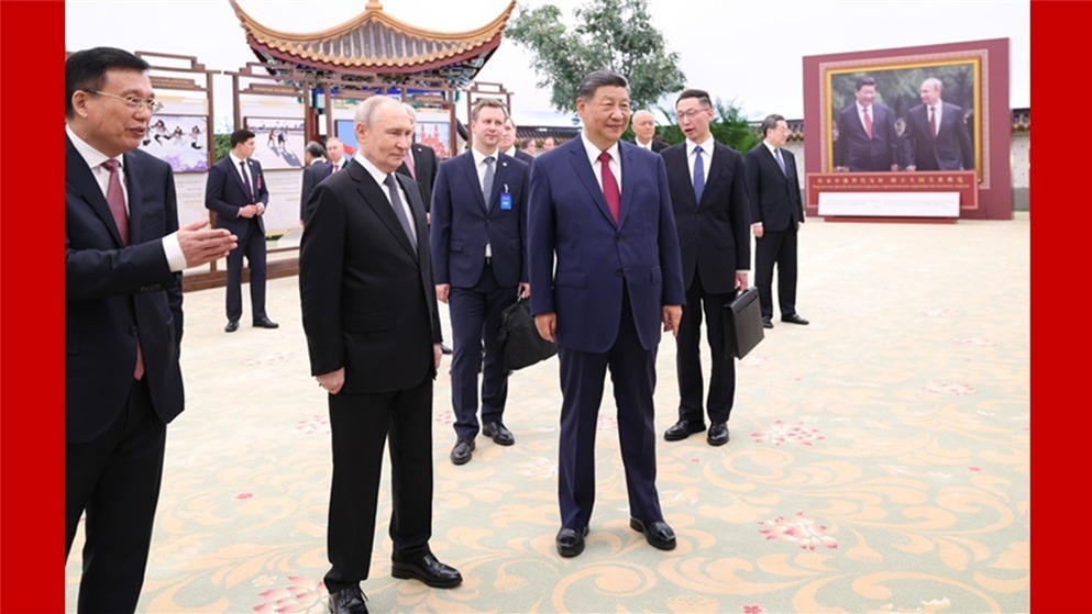近镜头丨这些精彩瞬间，见证中俄元首友谊