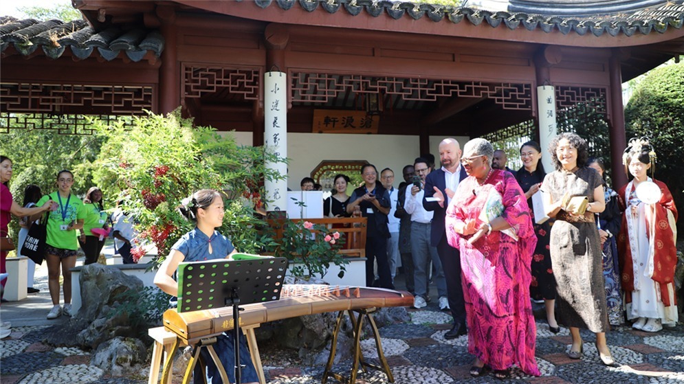 中国文化元素走进世贸组织开放日