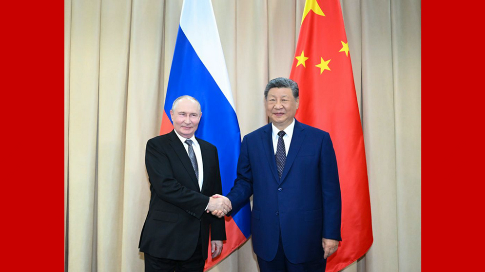 新华图讯丨习近平会见俄罗斯总统普京