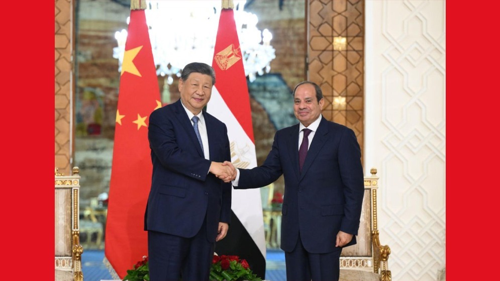 新华图讯丨习近平同埃及总统塞西会谈