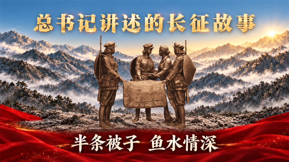 总书记讲述的长征故事丨半条被子 鱼水情深